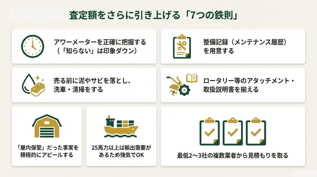 査定額をさらに引き上げる「7つの鉄則」